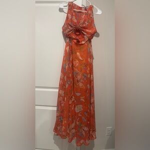My Beachy Side Begonia Floral Dress